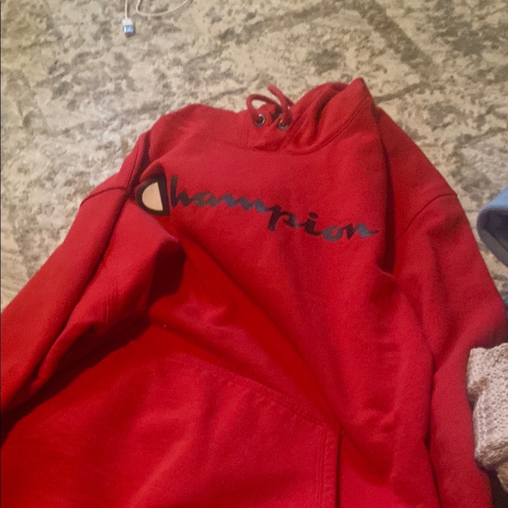 Champion Bold Red Pullover